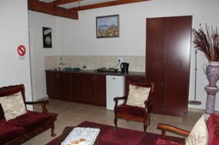 Kitchen area of guest room